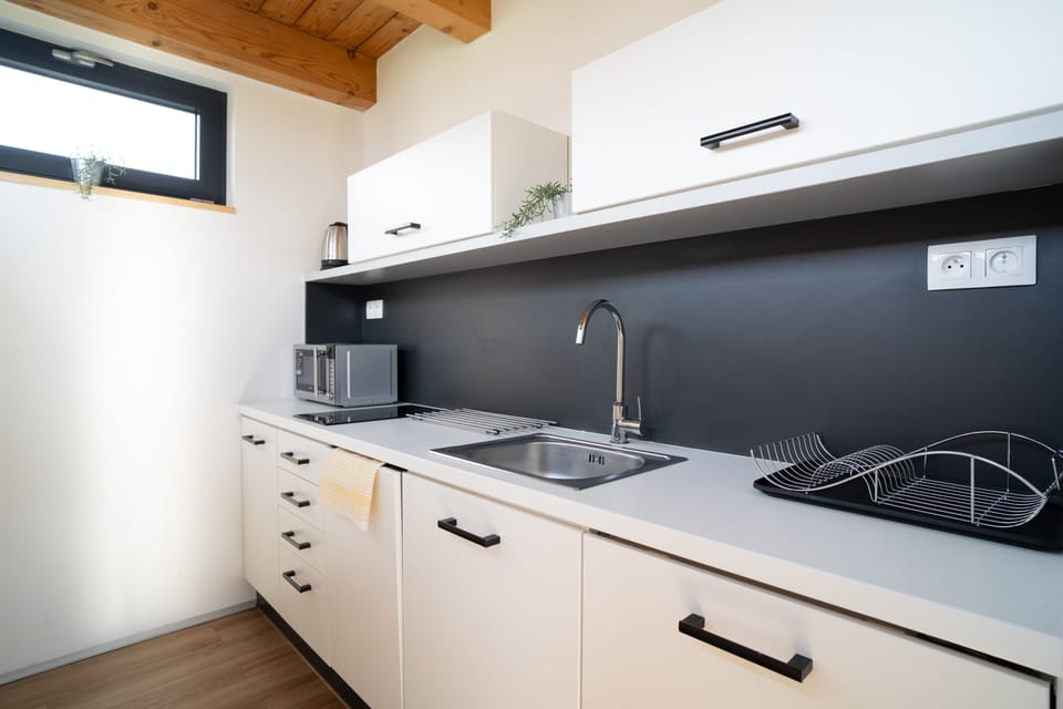Family House | Private kitchen | Mini-fridge, microwave, stovetop, electric kettle