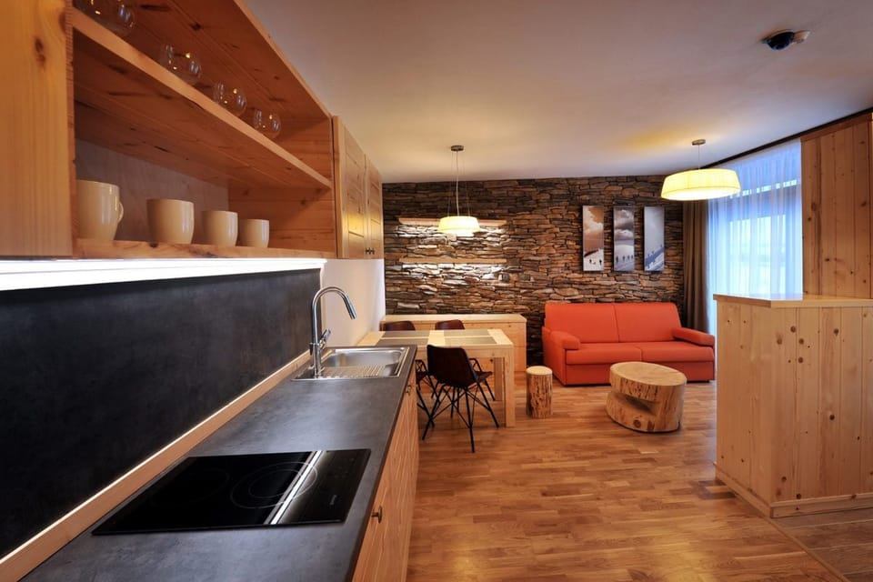 Mini-fridge, microwave, stovetop, electric kettle