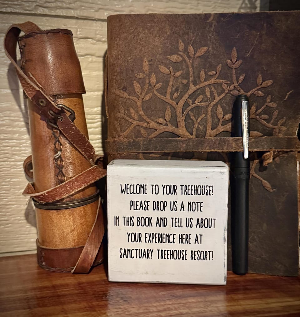 GOOD OLE ROCKY TOP TREEHOUSE GUEST BOOK - SHARE YOUR ADVENTURES WITH US!