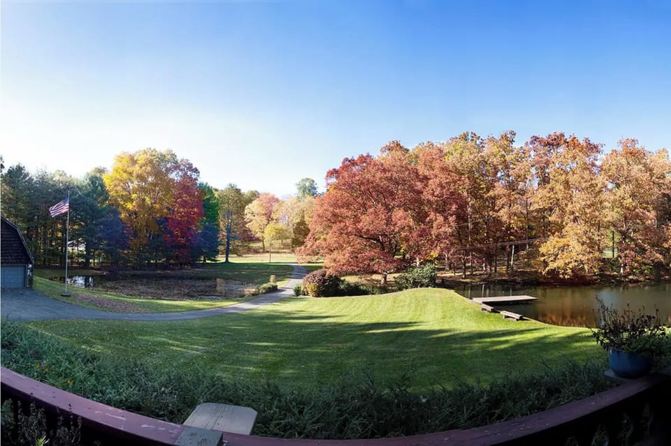 Beautiful panoramic view of the front of the property.