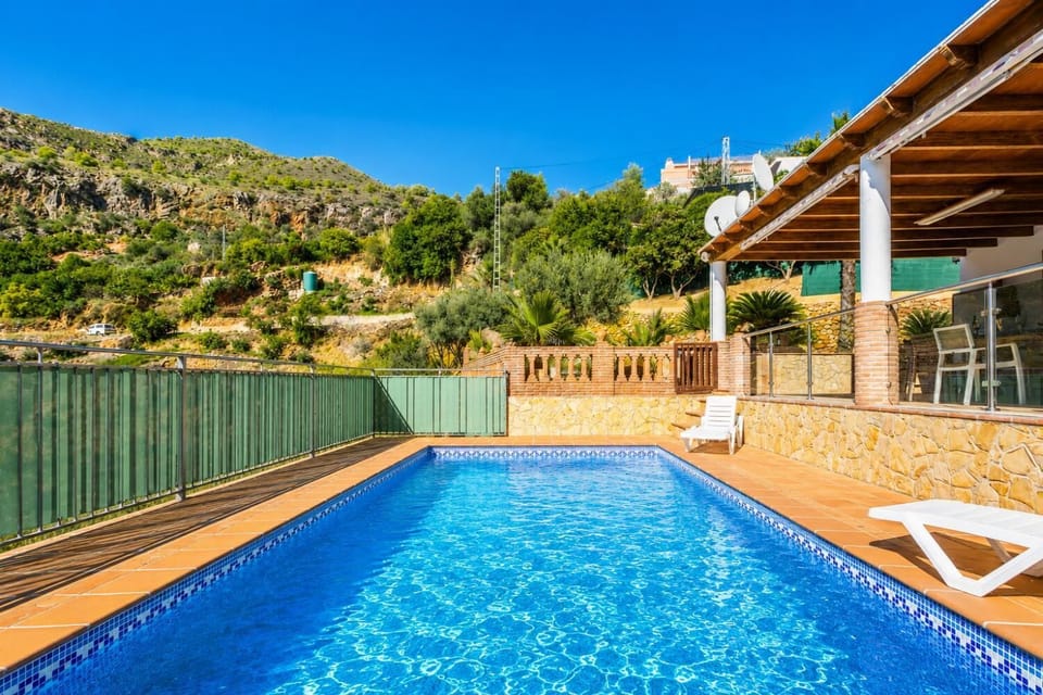 Private pool and terrace with views