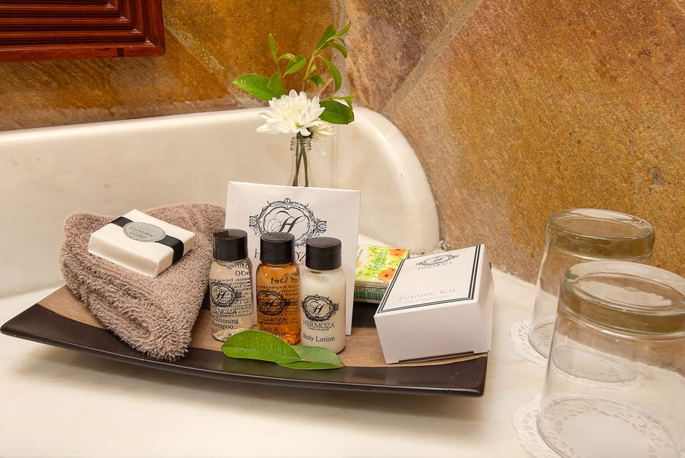 Executive King Room with shower | Bathroom amenities | Free toiletries, hair dryer, towels