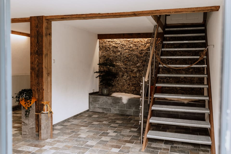 Interior entrance