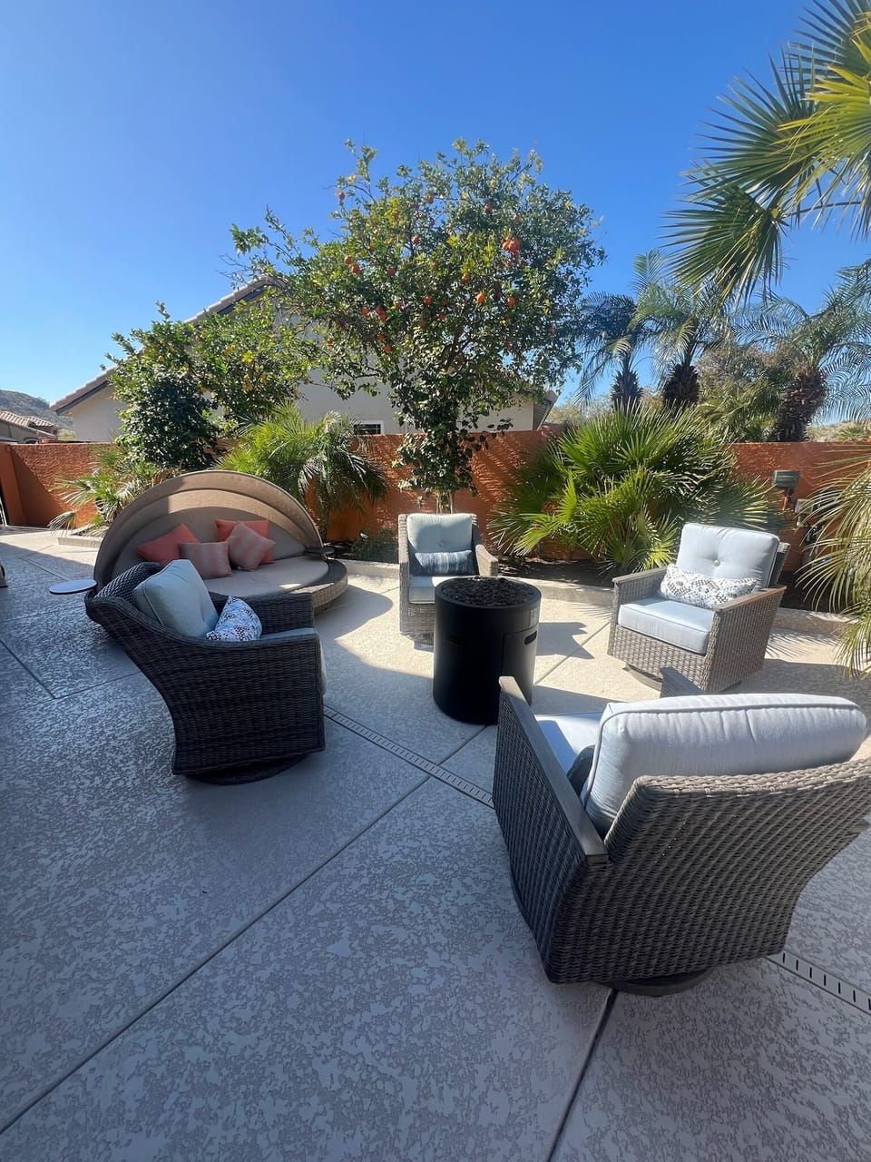 Patio Sitting/Lounging Area