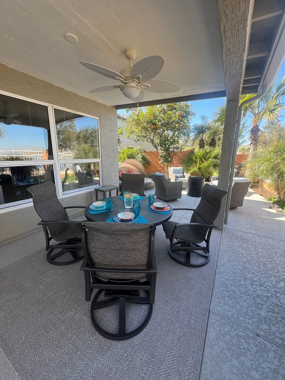 Outside Covered Dining Area