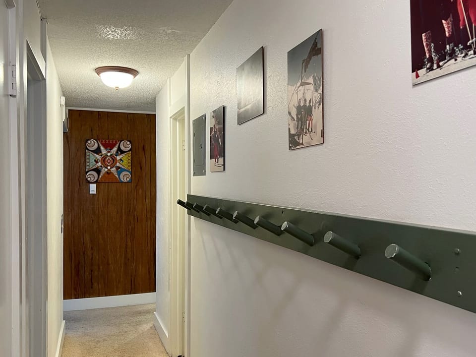 Hallway with coat rack