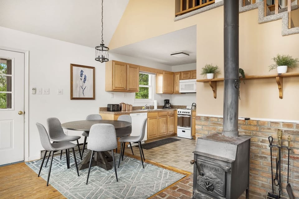 Enjoy conversations while cooking in the kitchen