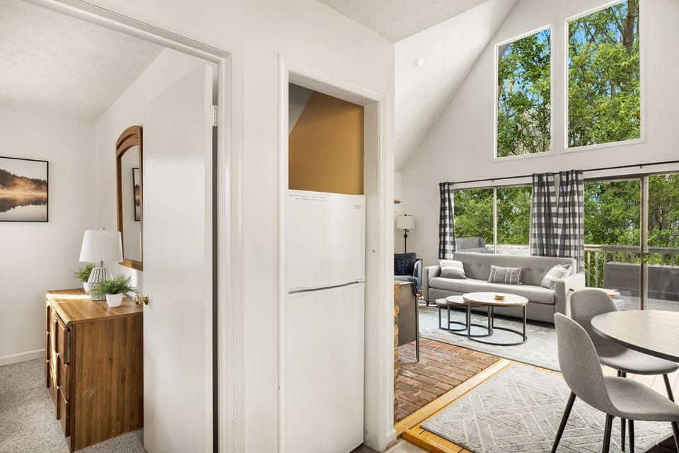The open concept is great for family game night or gathering with friends