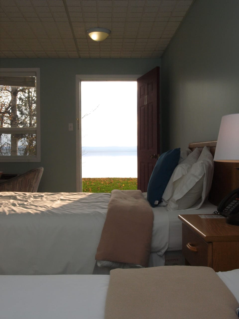 Standard Room, 2 Double Beds, Beach View | Lake view