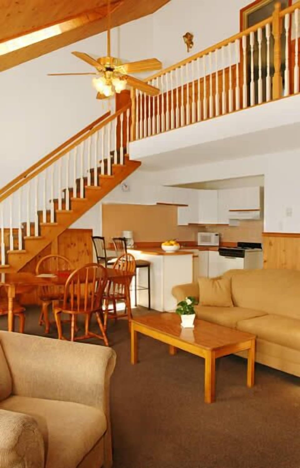 Deluxe Cottage, 3 Bedrooms, Fireplace, Lake View | Living area | Flat-screen TV