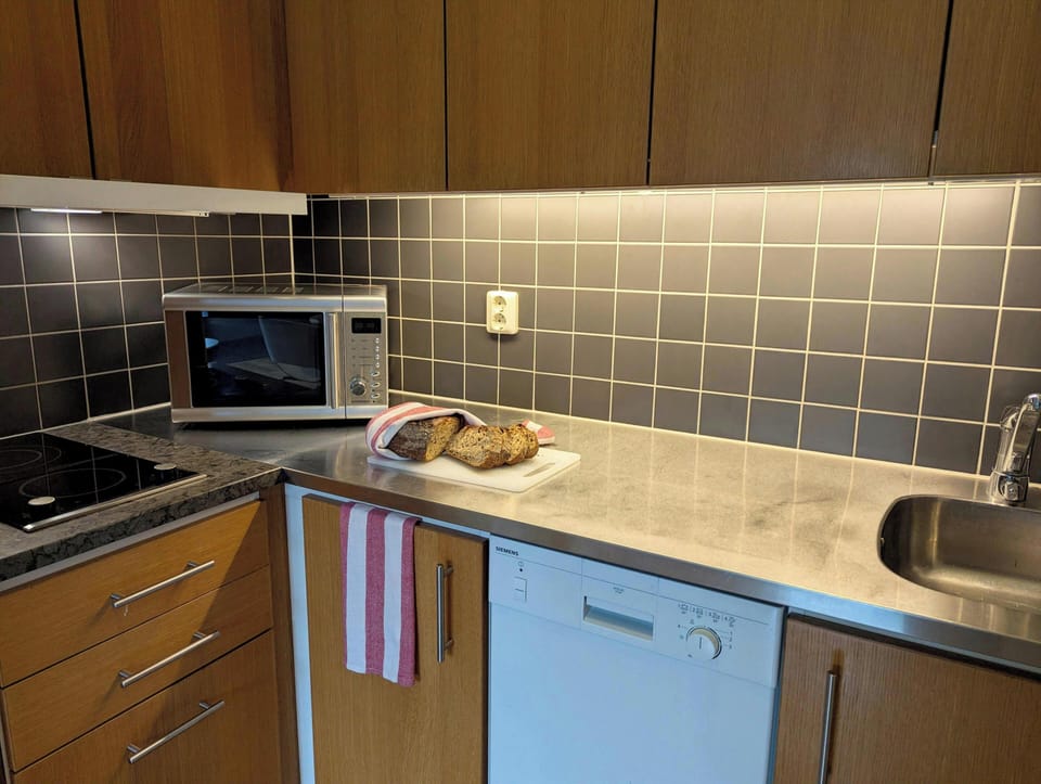 Apartment, 1 Bedroom | Private kitchen | Full-size fridge, microwave, stovetop, dishwasher