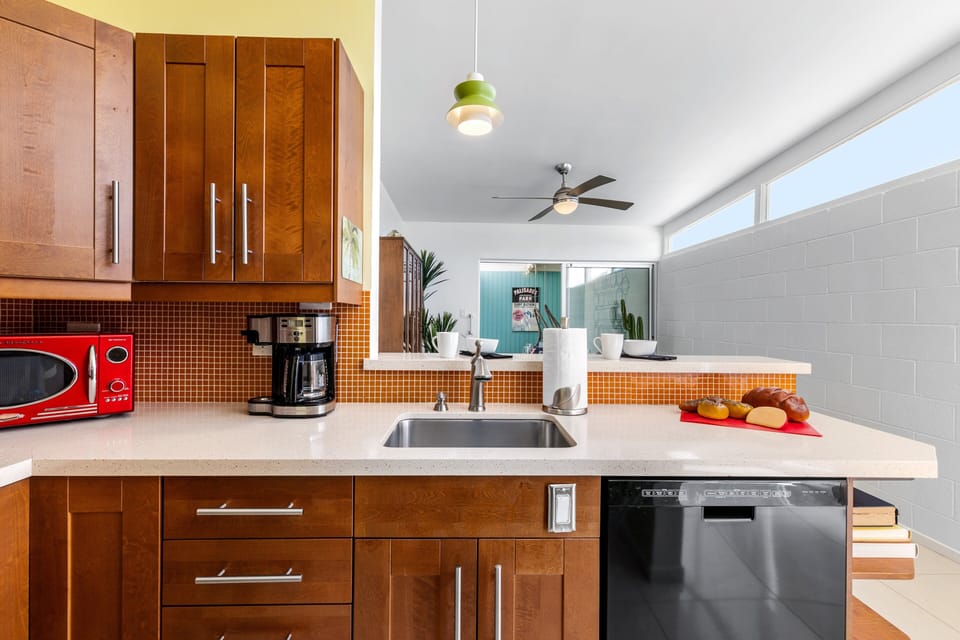 Well-stocked kitchen