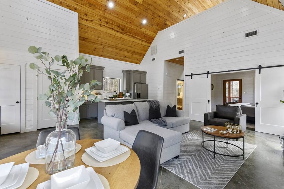 Open-concept layout 