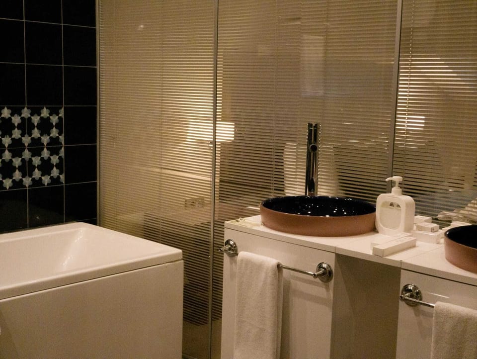 Junior Suite | Bathroom | Free toiletries, hair dryer, bathrobes, slippers