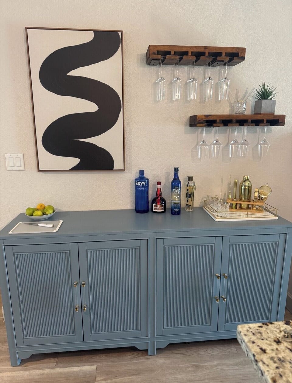 Bar Cart for any drinks you bring on your vacation!