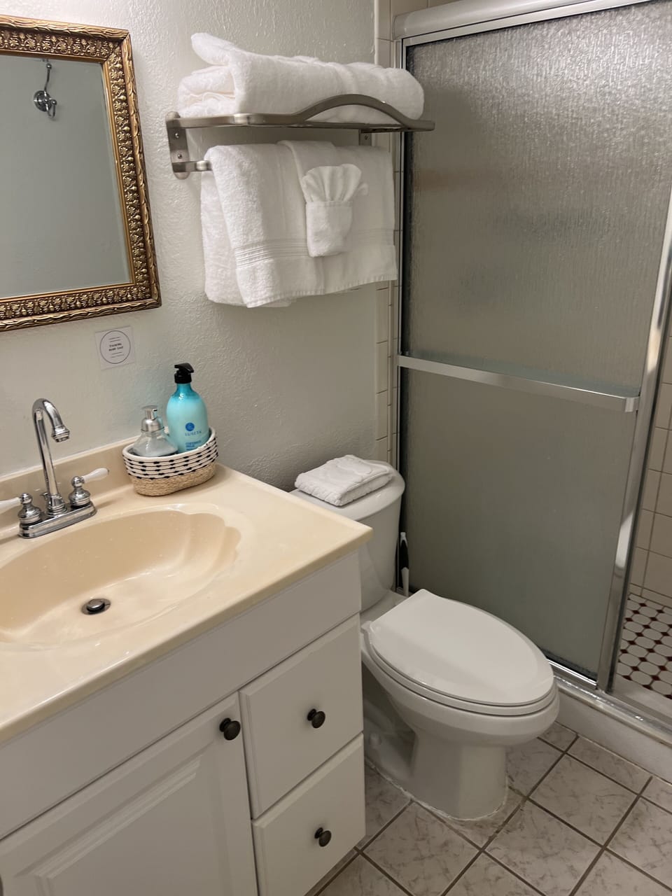 ~ Coastal waters bathroom
- Stand up shower
