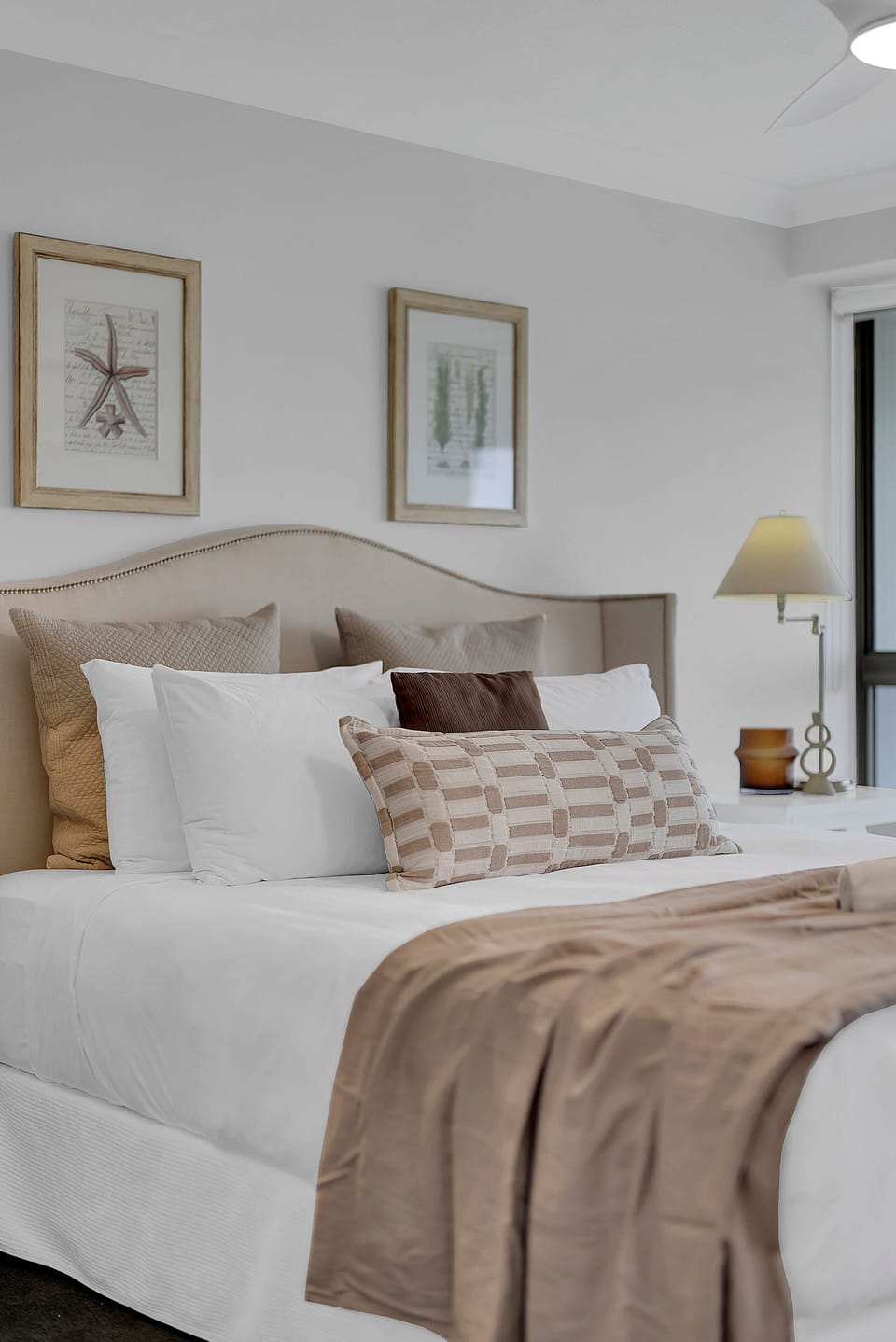 Master bedroom styling