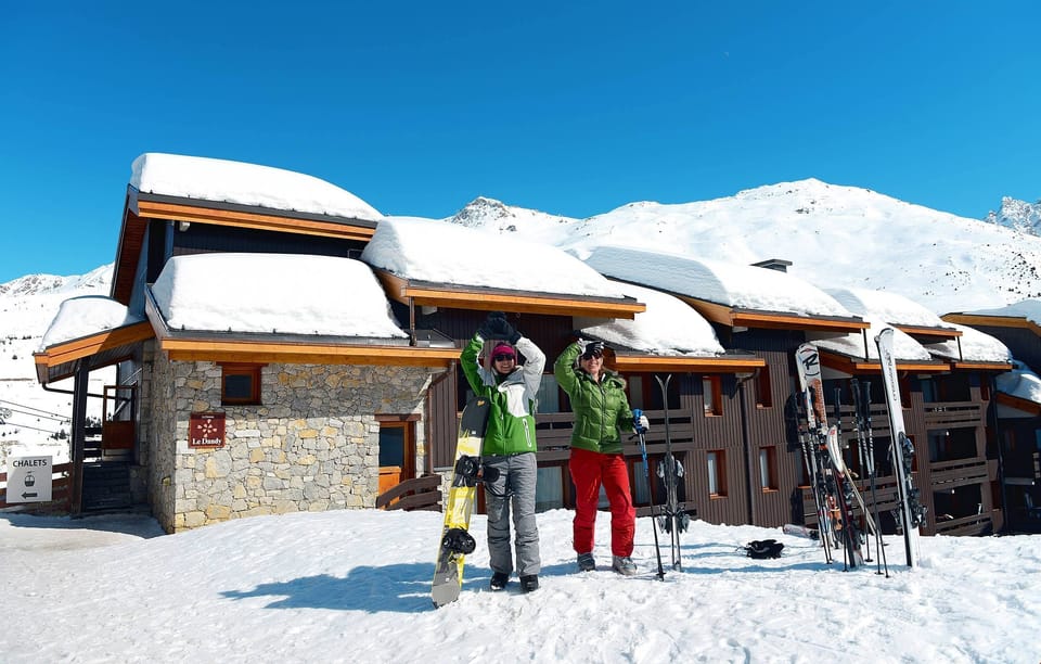 This is an ideal location for a ski vacation.