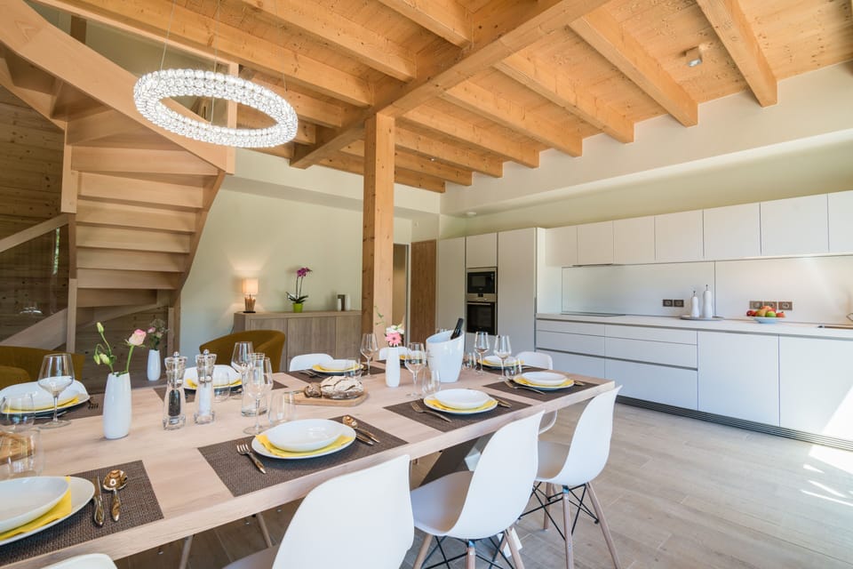 Enjoy a wonderful meal at the dining table!