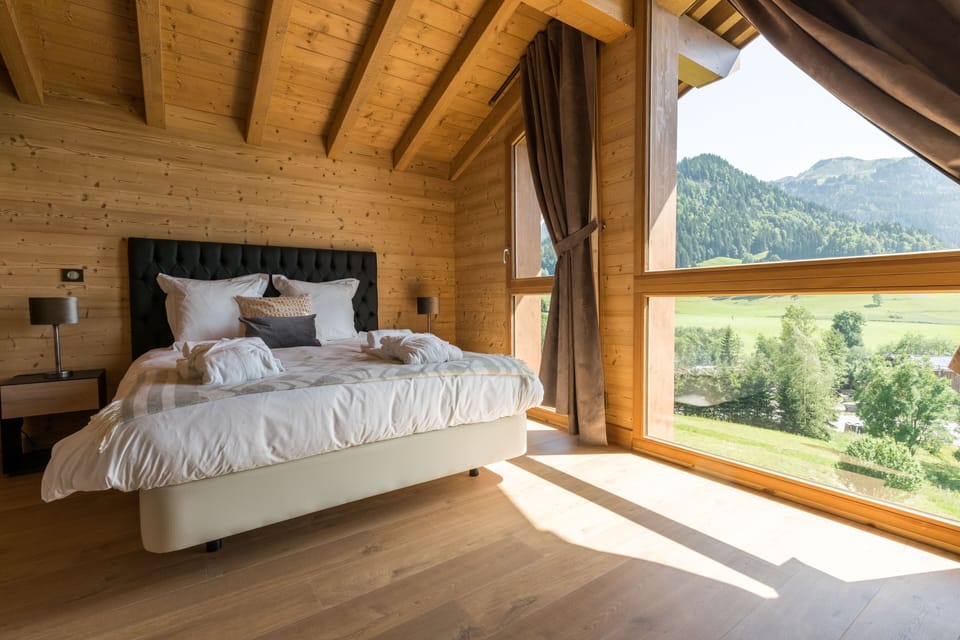 Get a peaceful night sleep in our cozy bedroom.