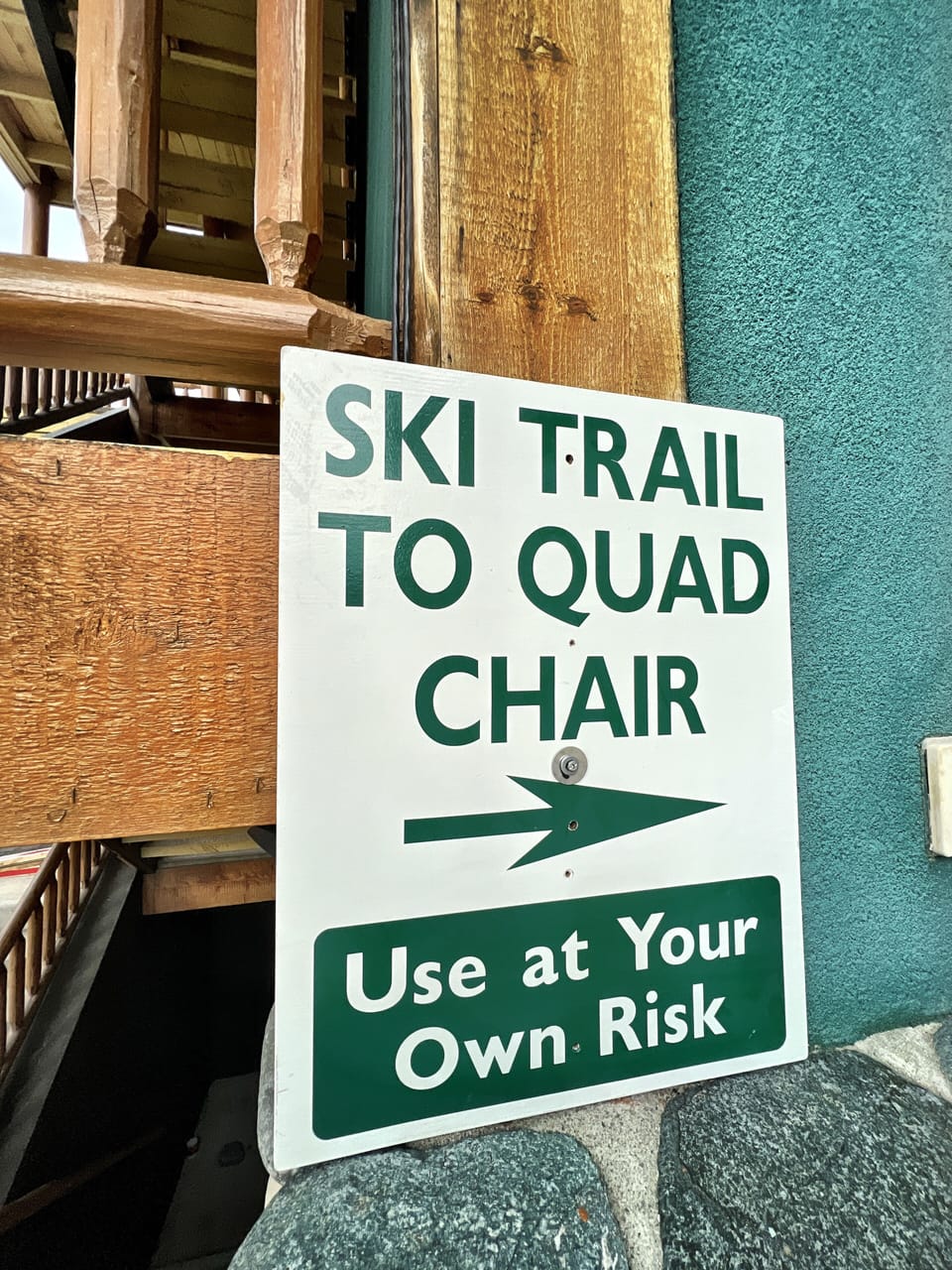 Trail to the quad chair right our your front door