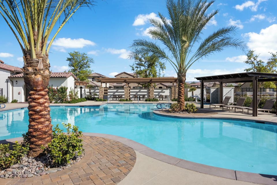 Take in the sun rays and make a splash in the communal pool!