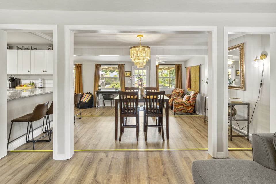 Open concept living area