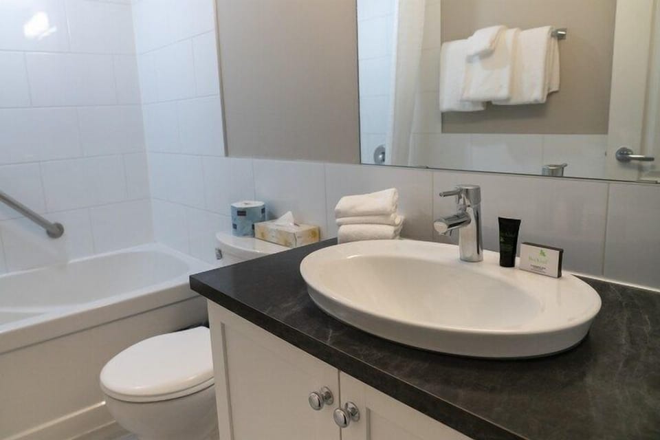 Wash up after a day of adventure!
