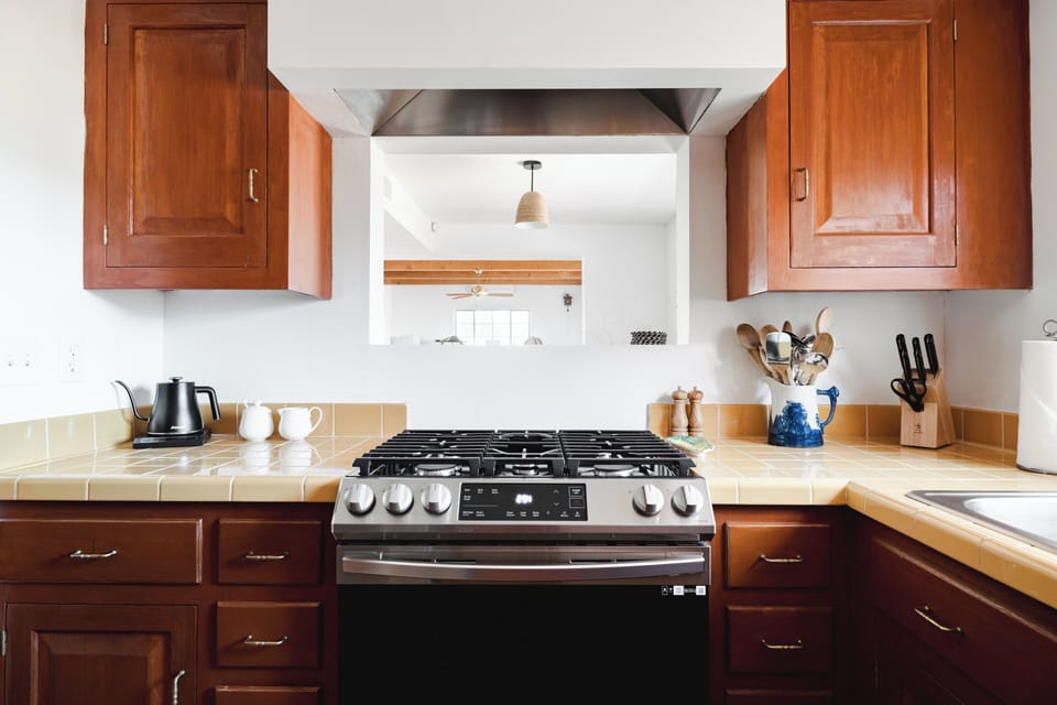 Kitchen with Gas Range