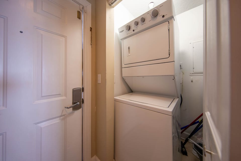 Washer and dryer in unit