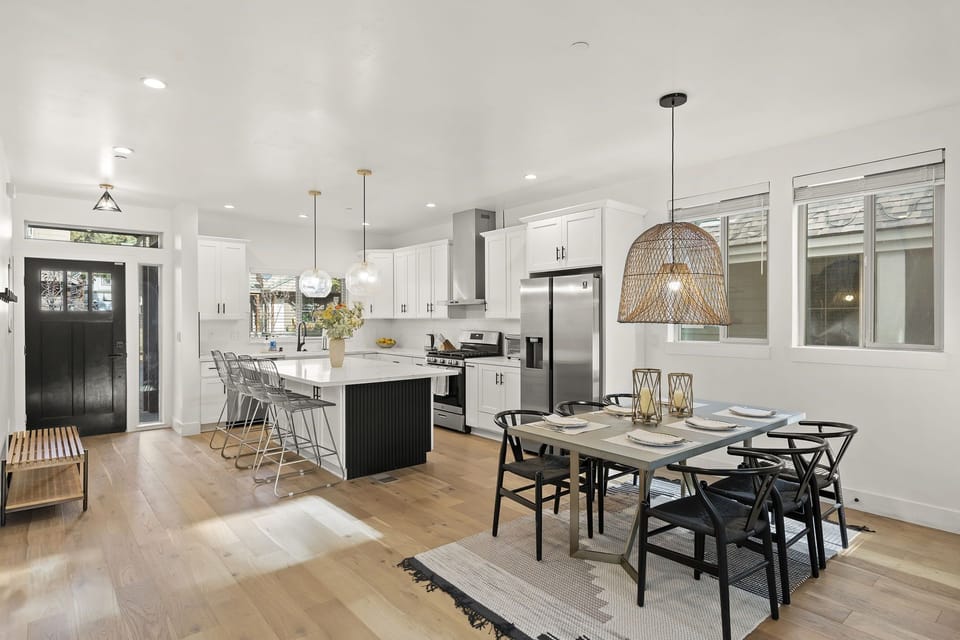 Dining Area and Kitchen, open concept