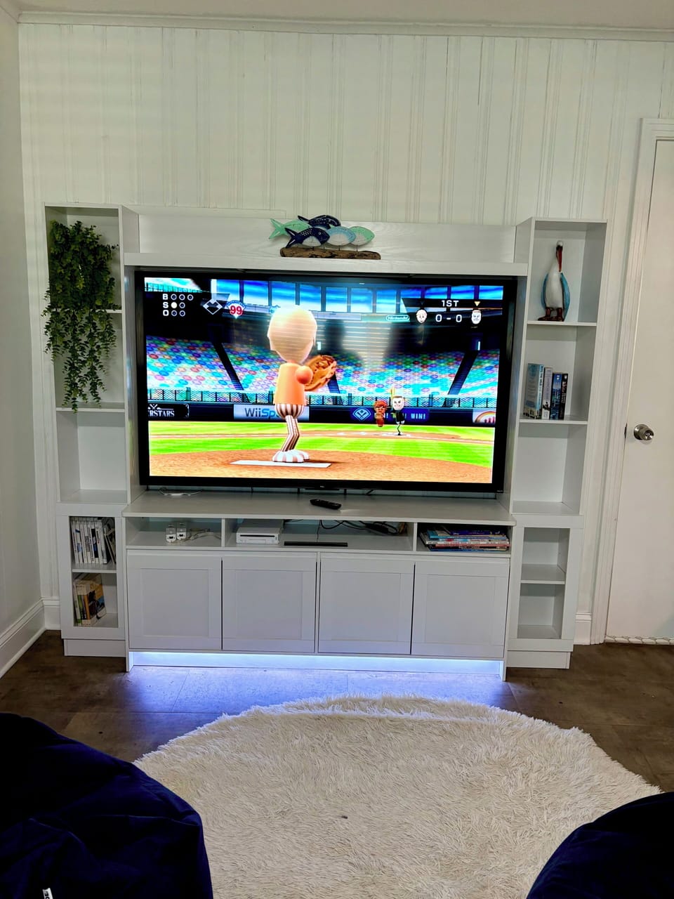 Entertainment Center with Wii