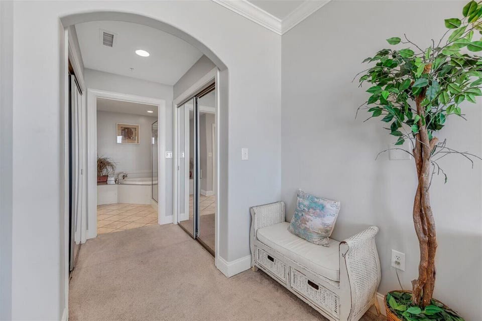Plenty of storage space with the Large Closets!