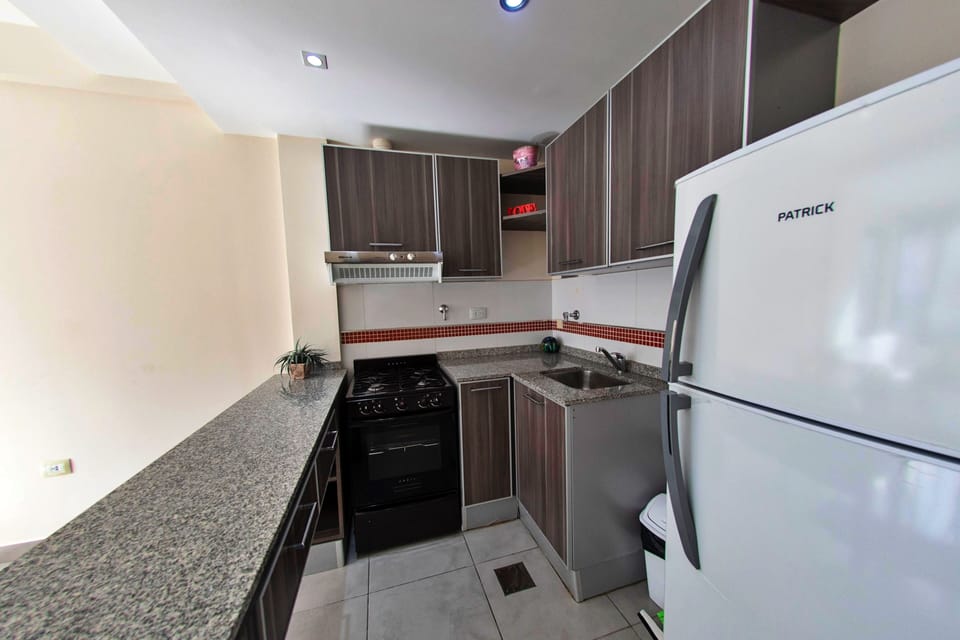 Family Apartment | Private kitchen | Full-size fridge, coffee/tea maker, cookware/dishes/utensils