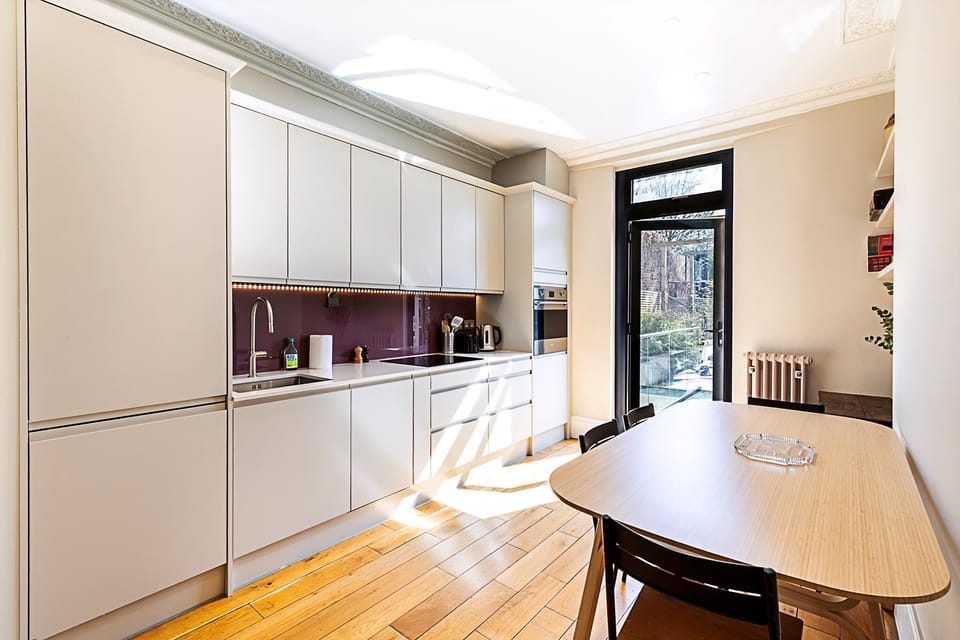 Apartment | Private kitchen | Freezer, dining tables