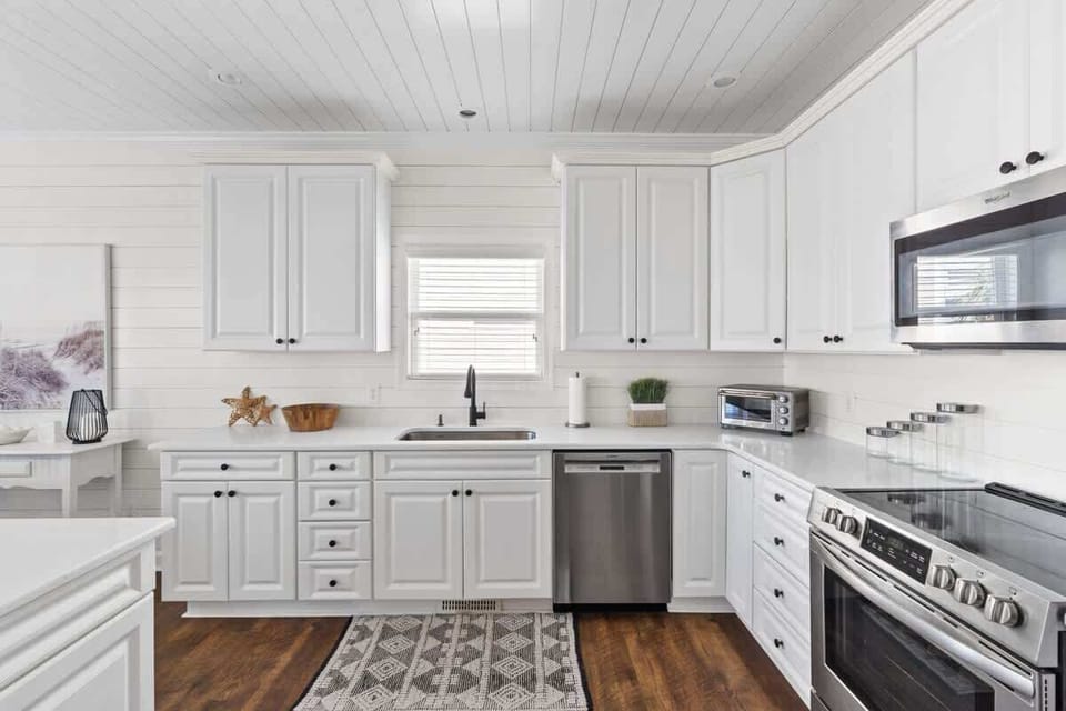 Fully stocked kitchen