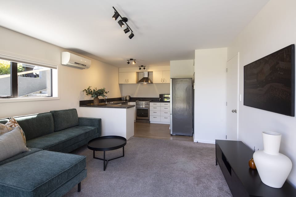 Second kitchen and living downstairs