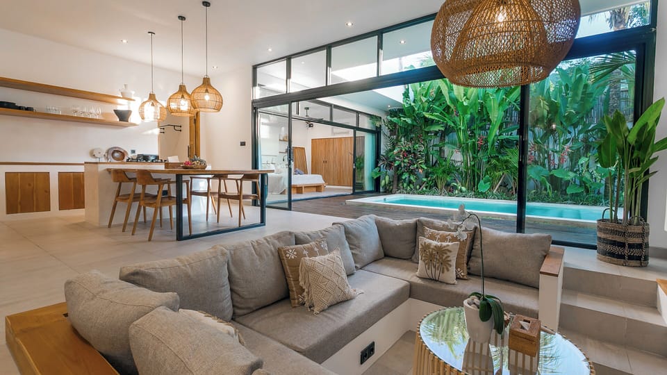 Deluxe Villa, 2 Bedrooms, Garden View | Living room