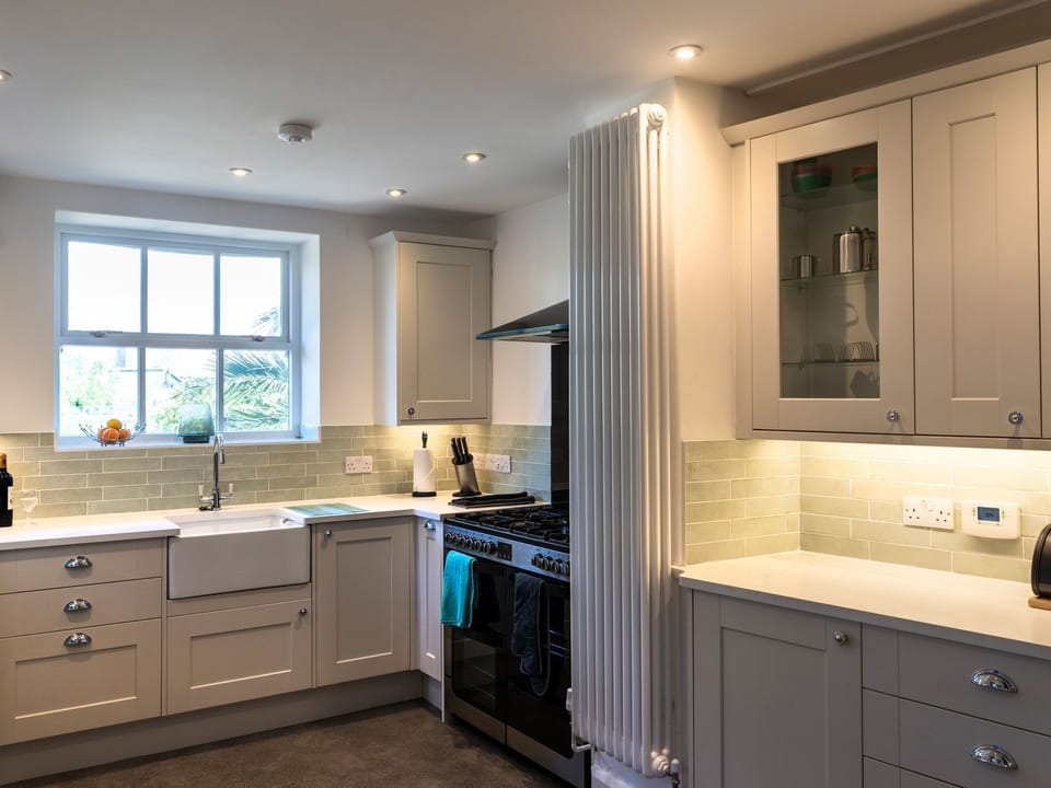 Fridge, dishwasher, electric kettle, toaster