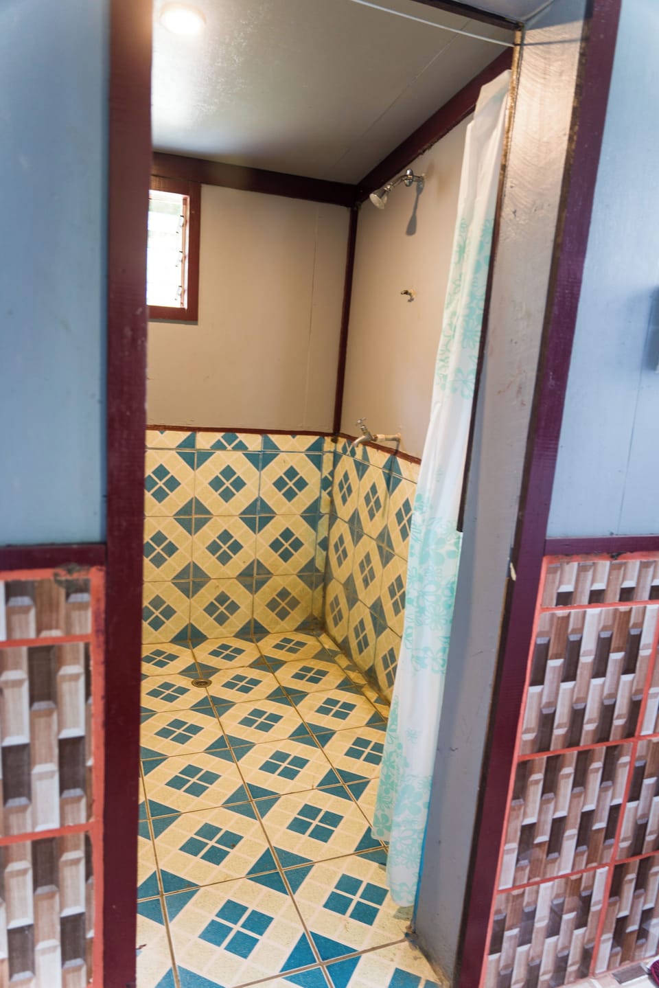 Basic Double Room, Multiple Beds, Balcony, Ocean View | Bathroom | Free toiletries