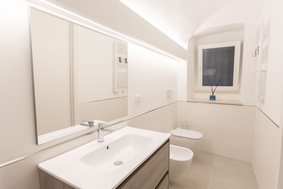 Luxury Suite | Bathroom | Shower, rainfall showerhead, free toiletries, hair dryer