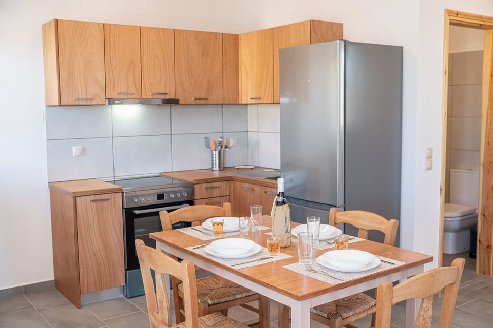 Apartment | Private kitchen | Mini-fridge, dining tables