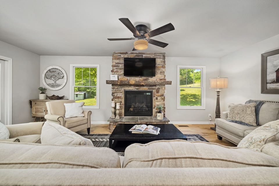 Plenty of seating in Living Room