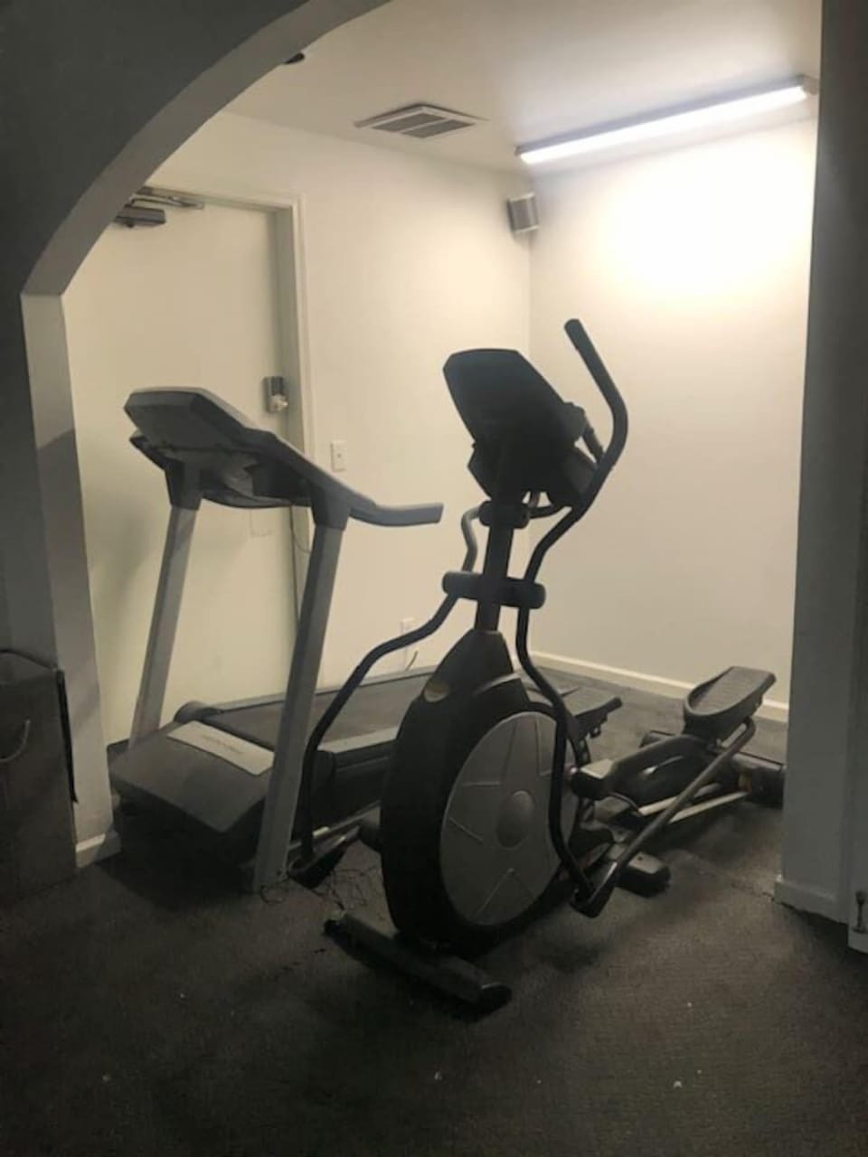 Cardio equipment in the gym