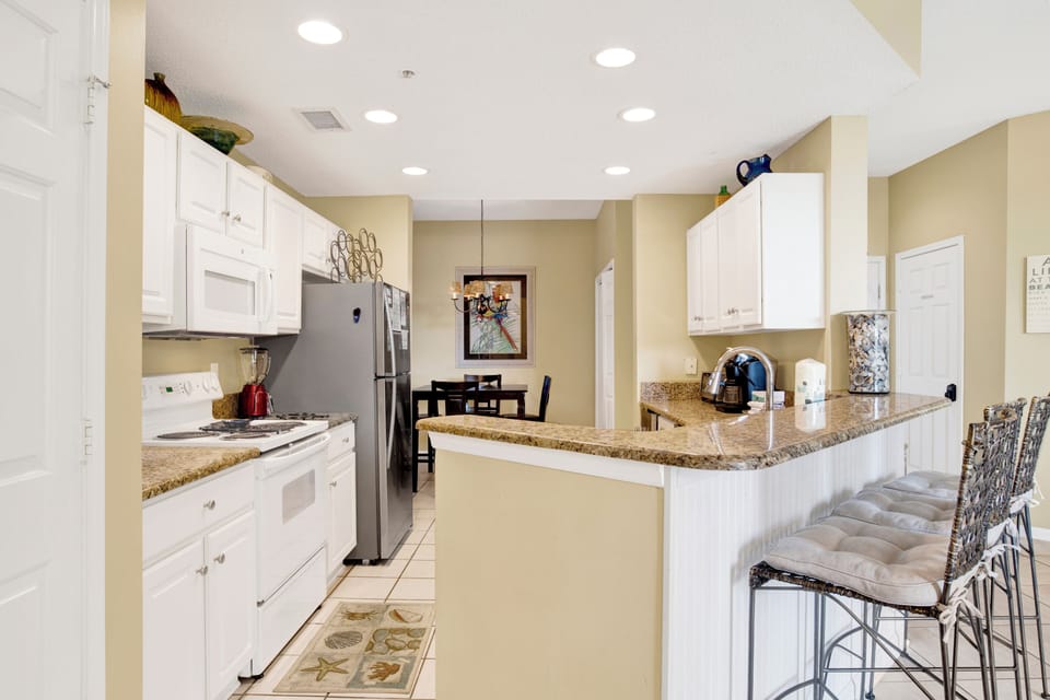 Fully appointed kitchen
