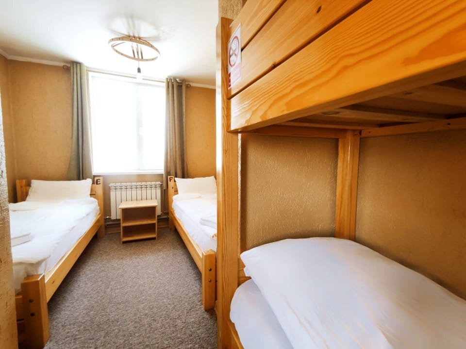 Shared Dormitory | Desk, blackout drapes, soundproofing, iron/ironing board