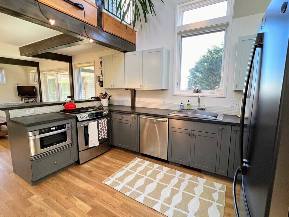 Kitchen looking towards Den