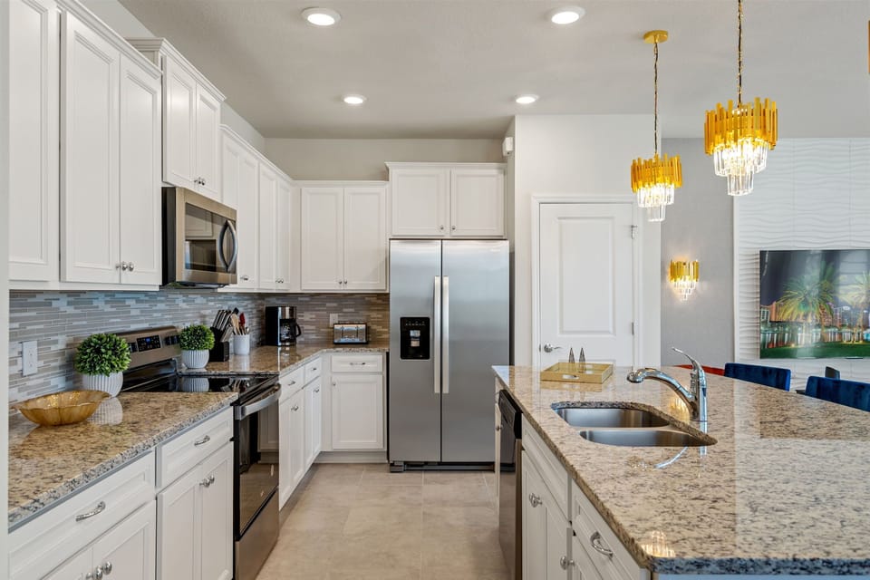 Elevate your home cooking in our fully equipped kitchen