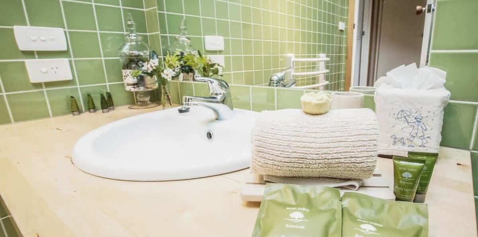 Guests are provided with sweet smelling soaps & personal products