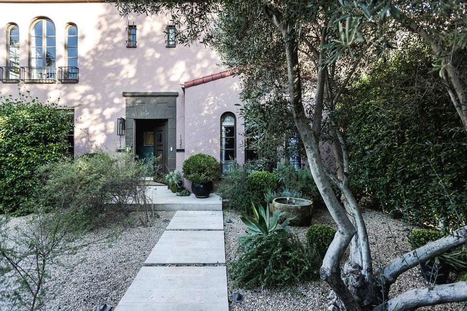 Walkway to front door